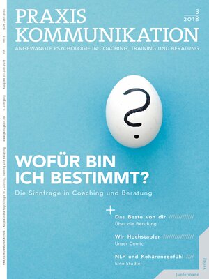 cover image of Praxis Kommunikation 3/2018 Einzelheft